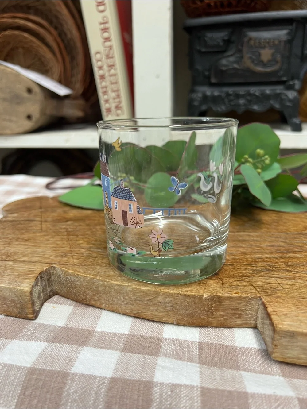 International heartland glass tumbler replacement granny cottage core